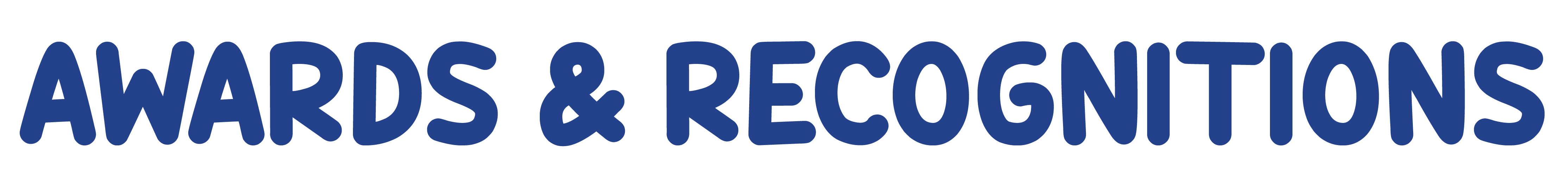 Awards and Recognitions